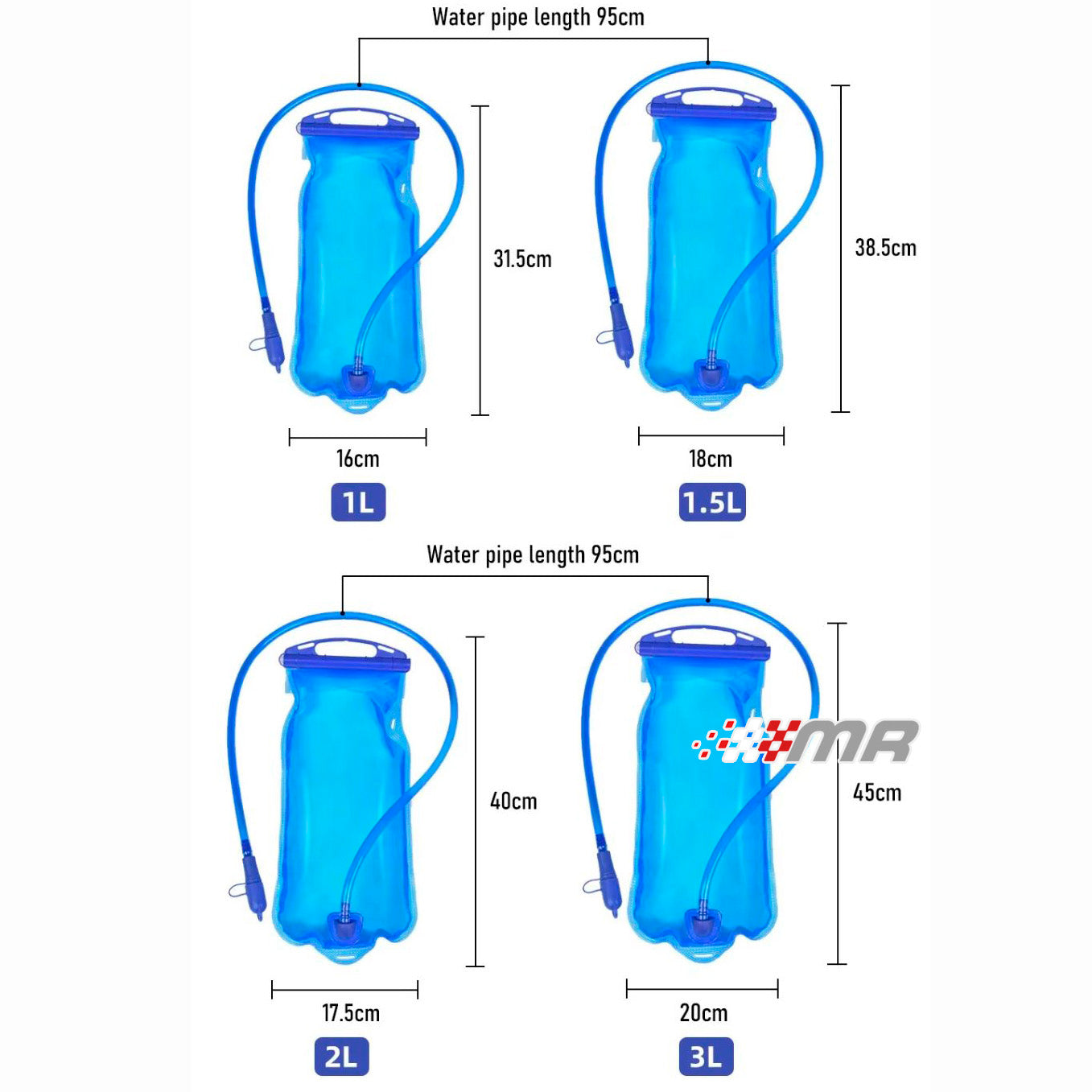 Bolsa De Hidratación Para Deportes Y Camping Capacidad De 2 LT