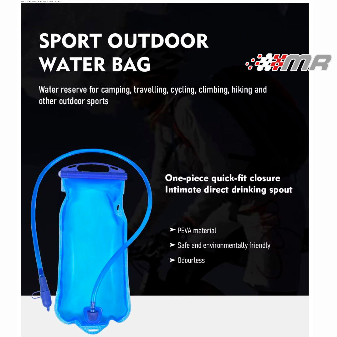 Bolsa De Hidratación Para Deportes Y Camping Capacidad De 2 LT