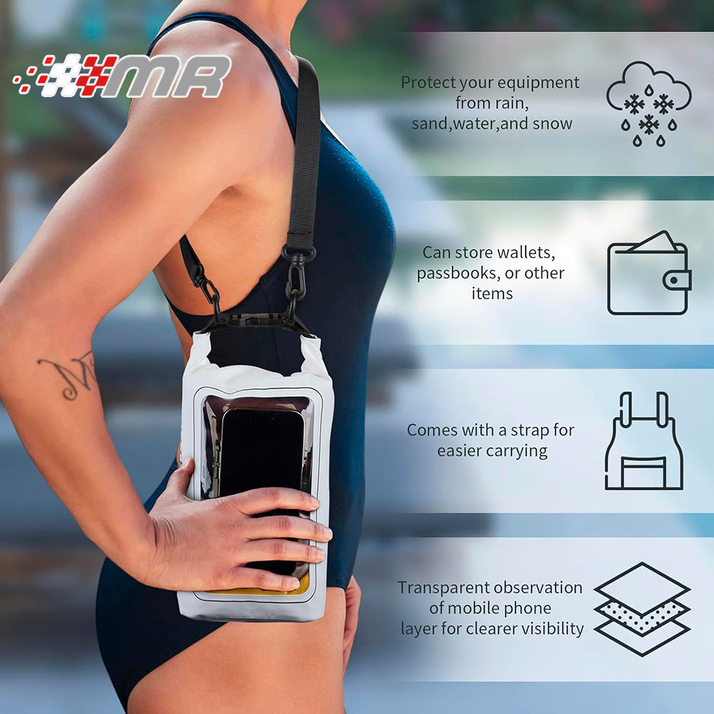 Bolso Acuático protector de Celular capacidad de 2 Lt