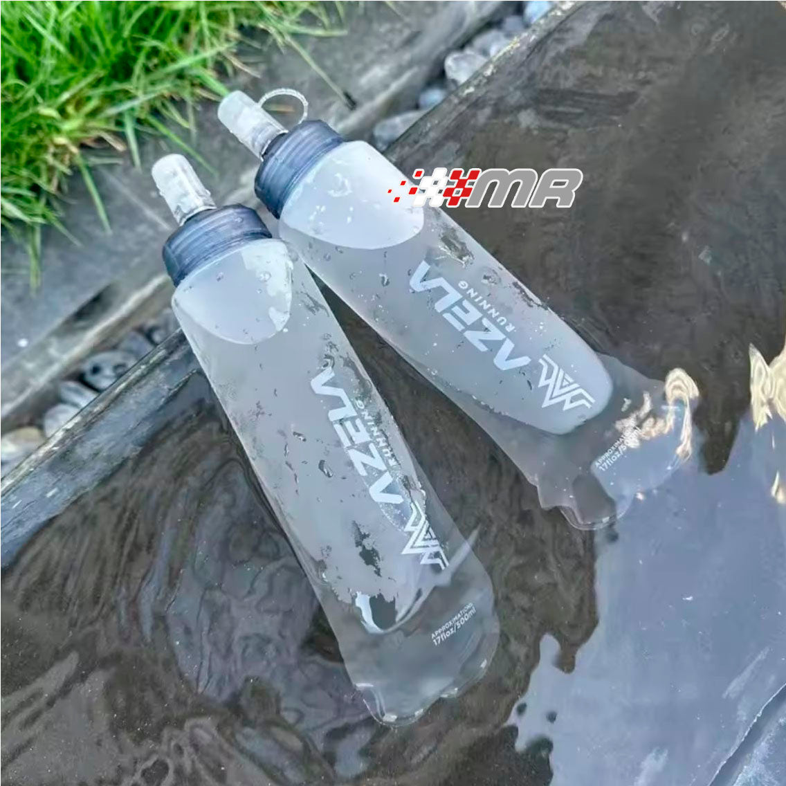 Botella deportiva Flexible para running o ciclismo AZELA