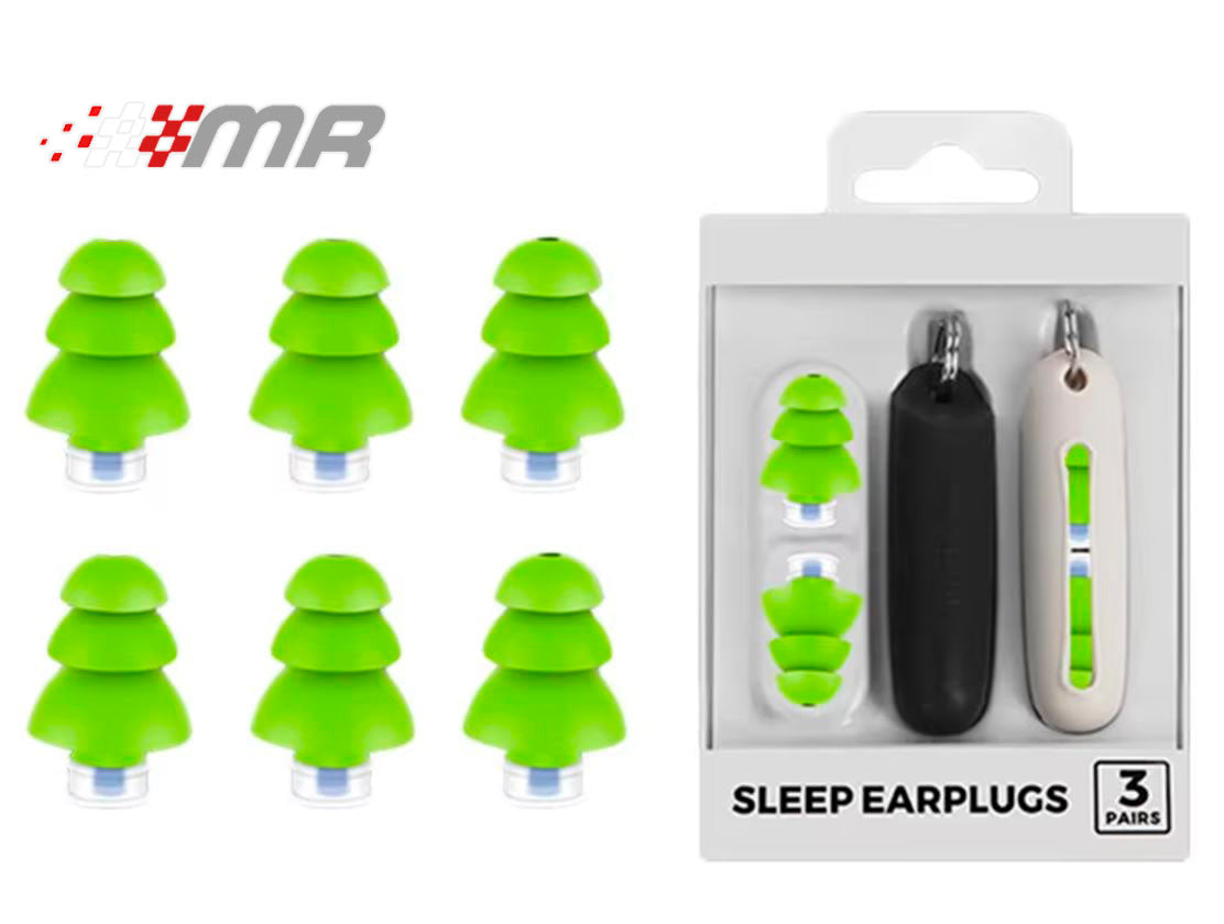 Tapones para los oidos x 3 incluye estuche portatil