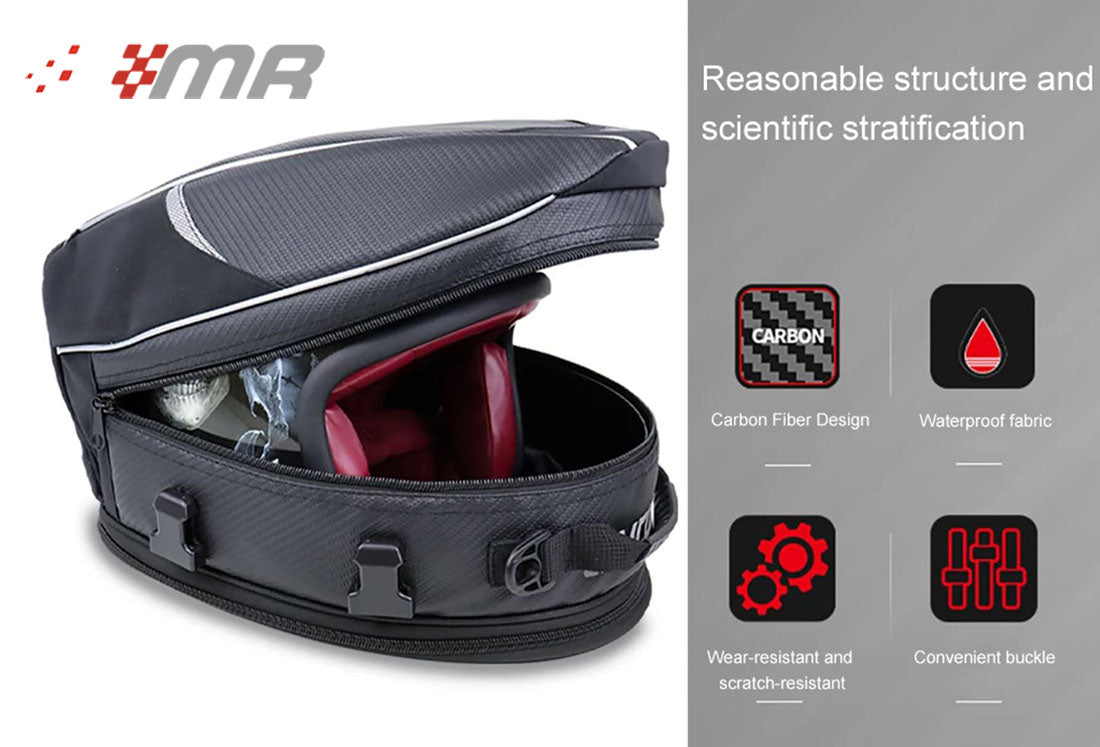 Colin Maleta para moto diseño carbón