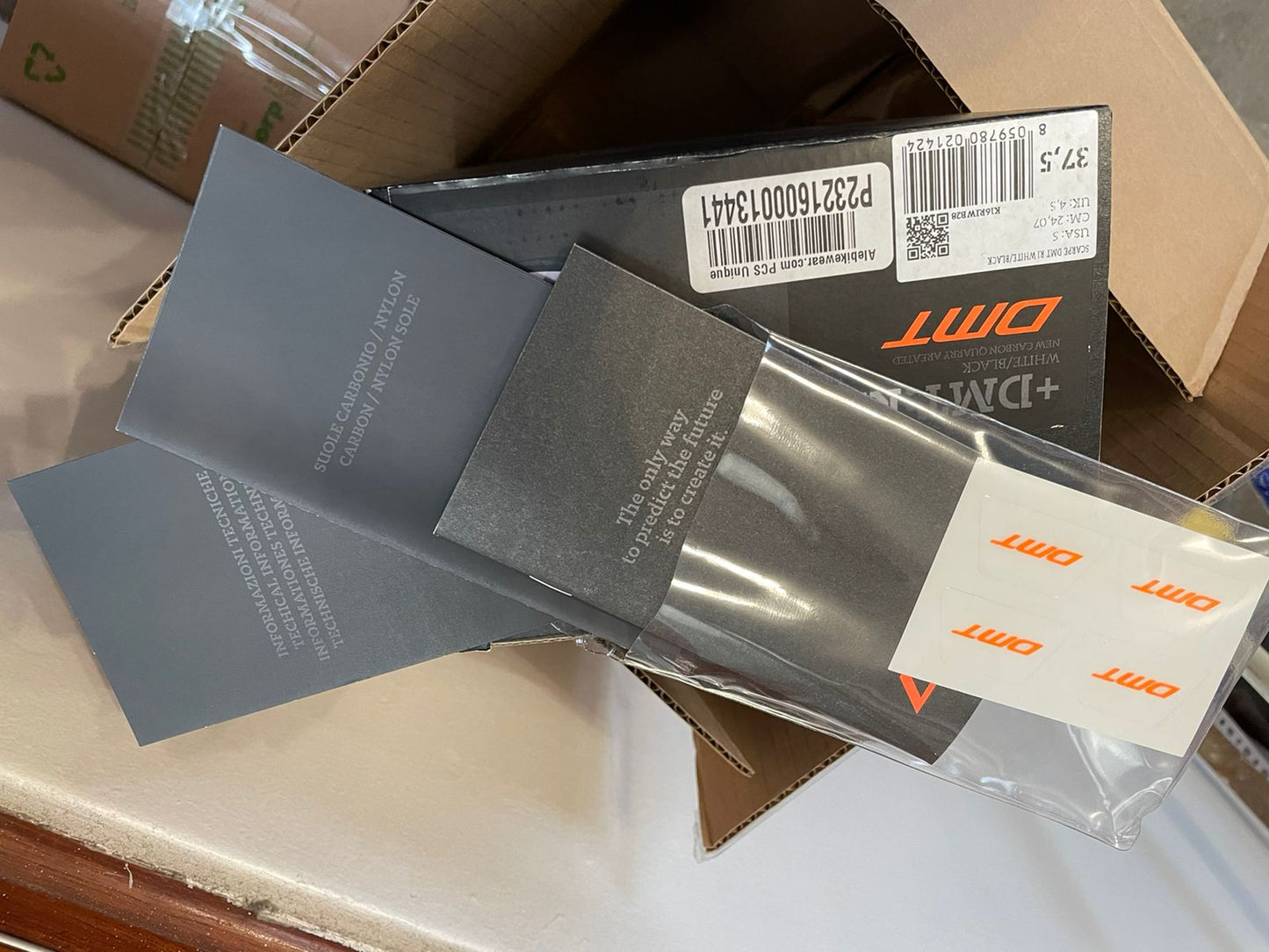 Zapatos para ciclismo de Ruta con suela de carbón DMT