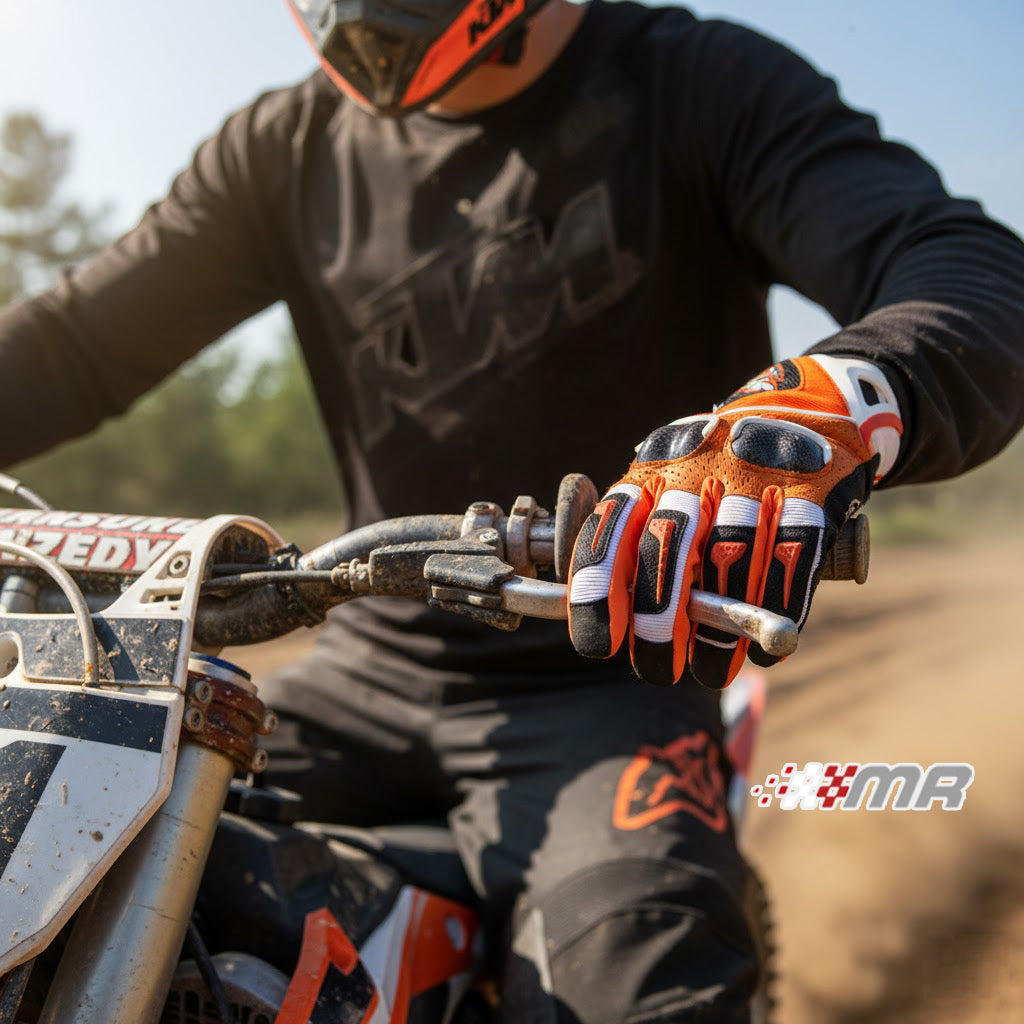 Guantes Para Moto Con Protecciones Ktm Racetech