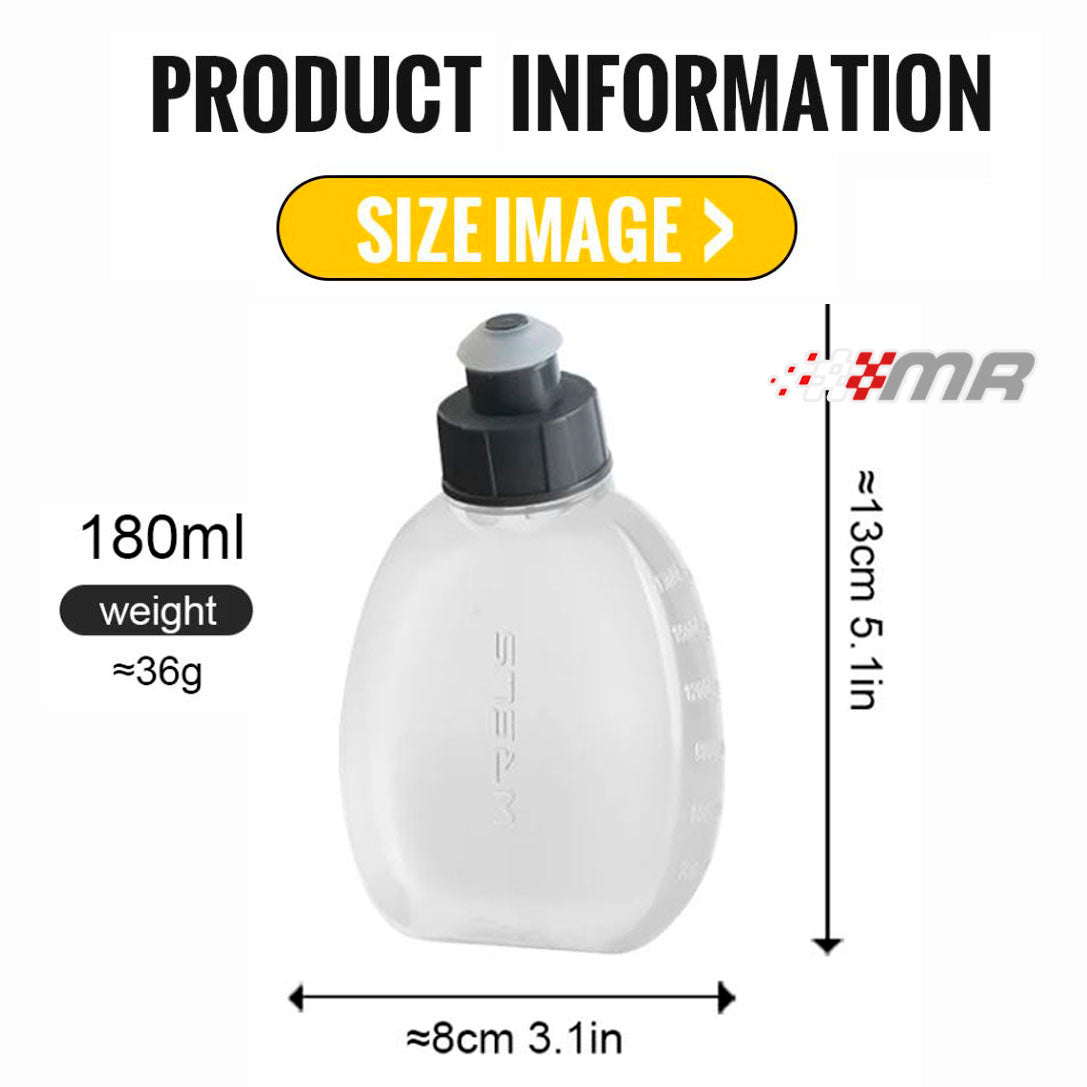 Pack 2 Botellas De Agua Hidratación Wrels Para Running de 180 ml