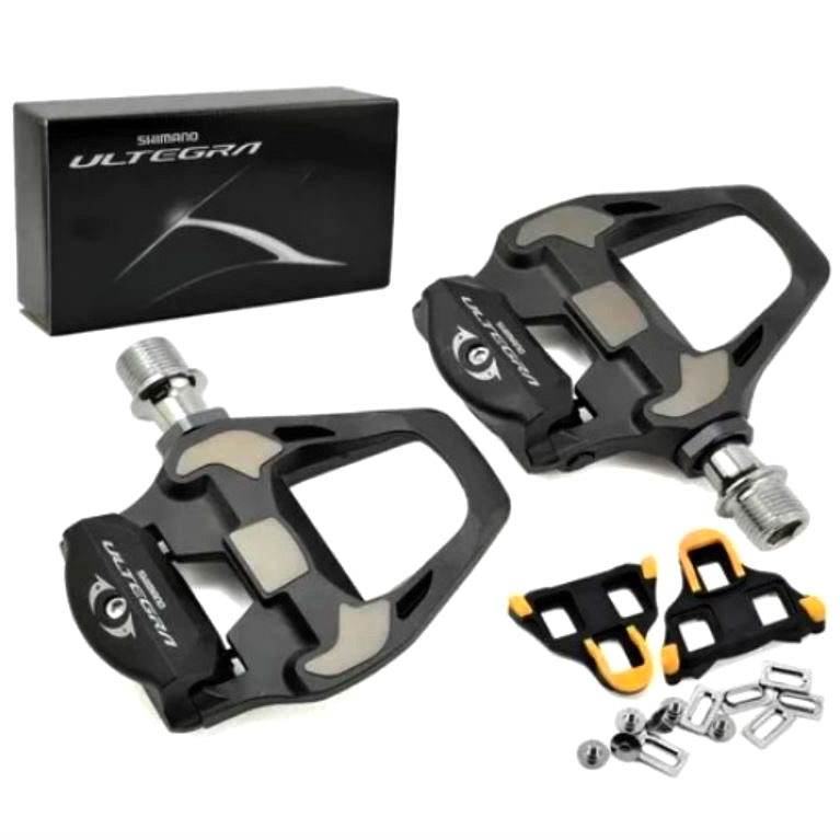 Pedal Shimano Ultegra R8000 Carbono Speed 255 Gramos + Calas