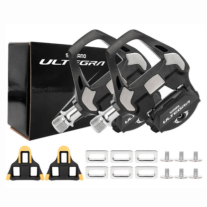 Pedal Shimano Ultegra R8000 Carbono Speed 255 Gramos + Calas