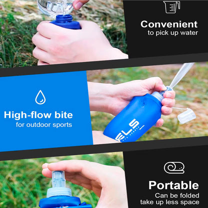 Botella deportiva para running ciclismo campamento o viaje