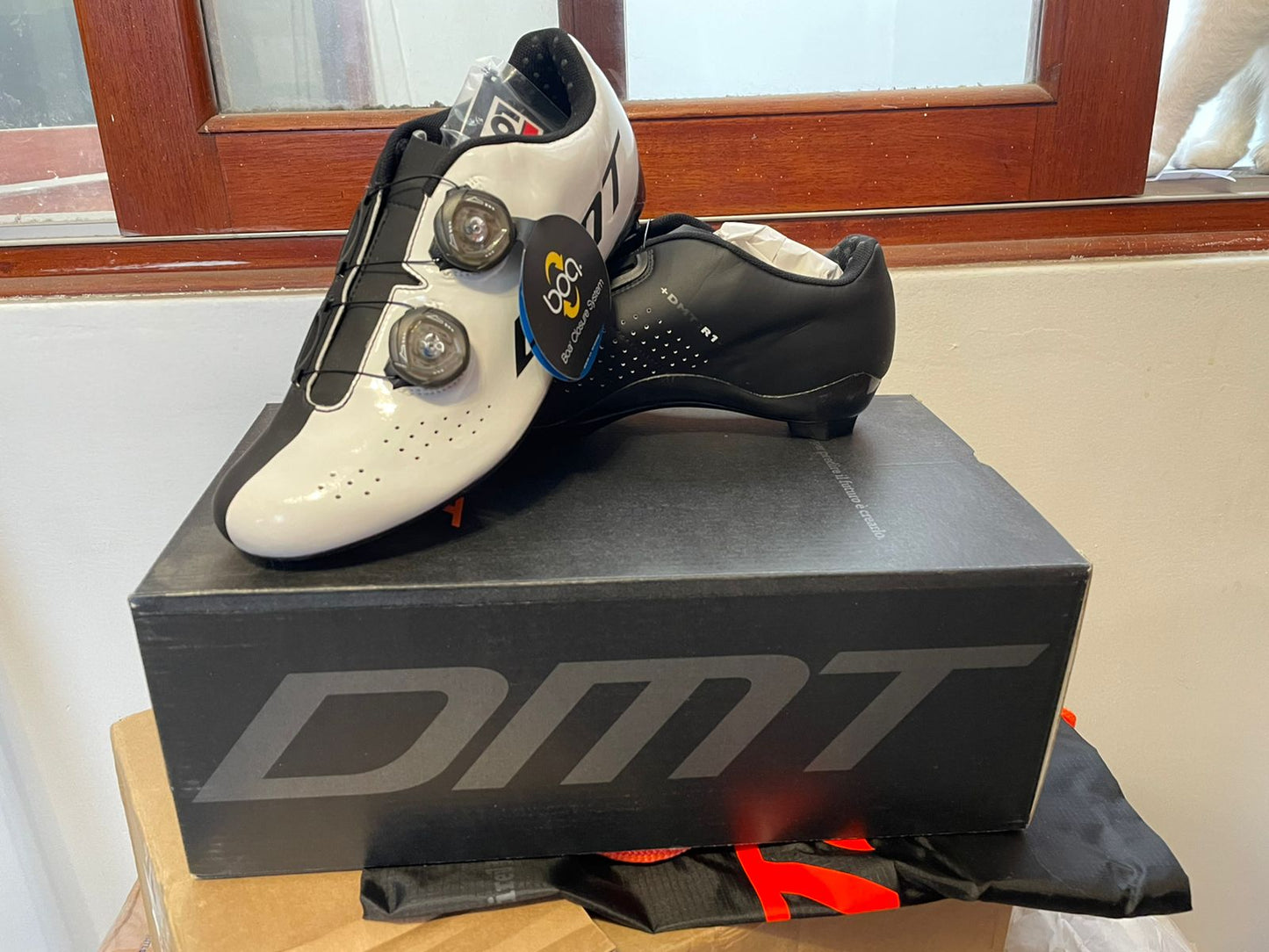 Zapatos para ciclismo de Ruta con suela de carbón DMT