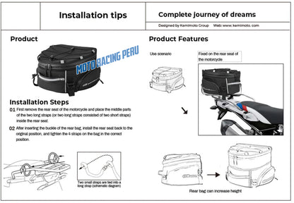 Maleta Para Moto Colin Alforja Impermeable GS Adventure