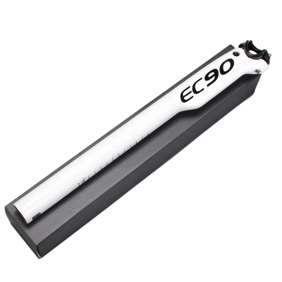 Poste Tija De Carbón EC90 Blanco