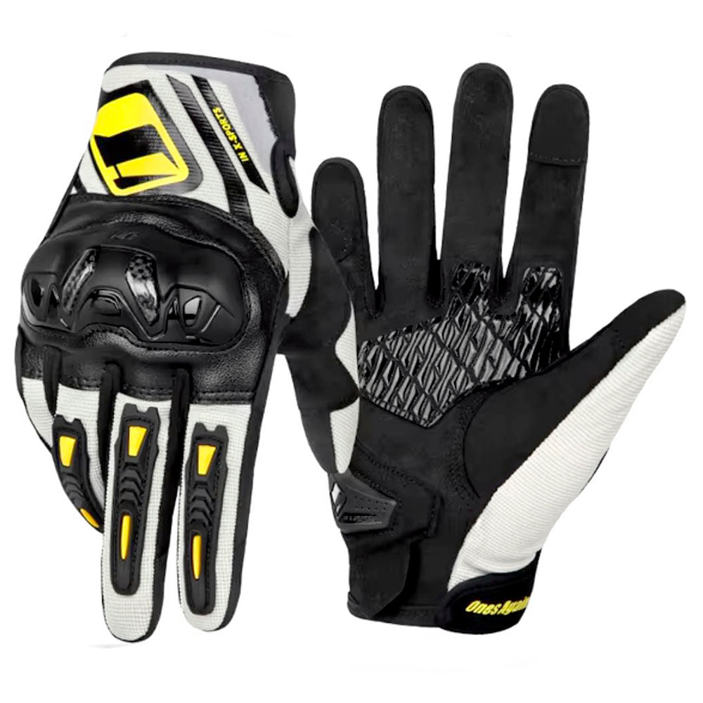 GUANTES PARA MOTO CON PROTECCIONES EN CARBON ONES AGAIN