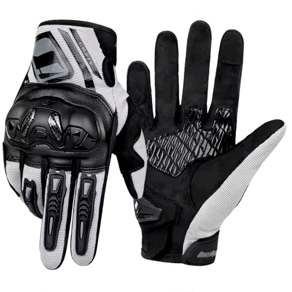 GUANTES PARA MOTO CON PROTECCIONES EN CARBON ONES AGAIN