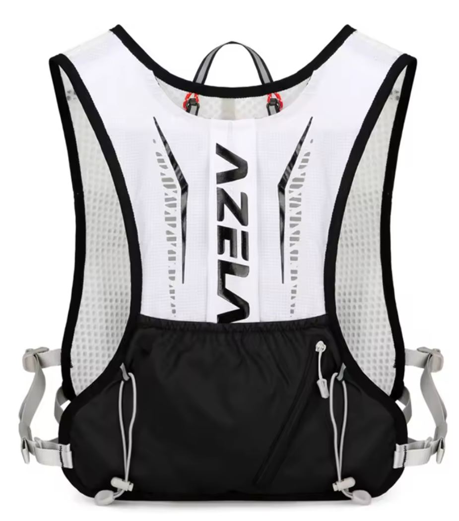 Chaleco De Hidratación Running 5Lt Azela Ultraligero Reflectivo