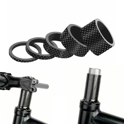 Espaciadores De Carbón Para Bicicleta Kit X 5 Unid