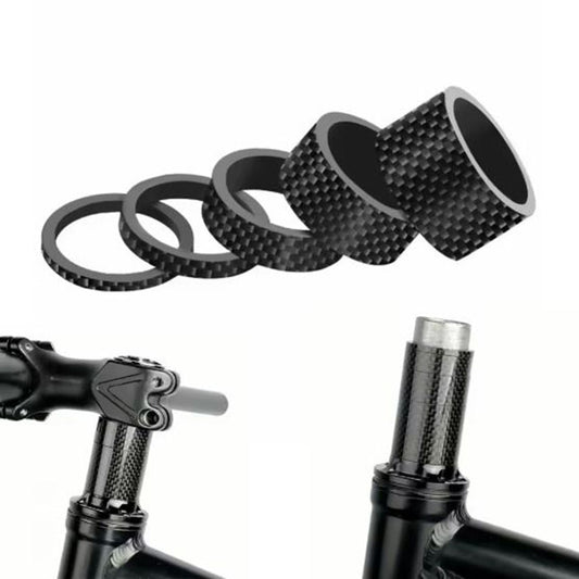Espaciadores De Carbón Para Bicicleta Kit X 5 Unid