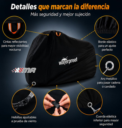Funda Waterproof Para Bicicleta mtb ruta Oxford 210t