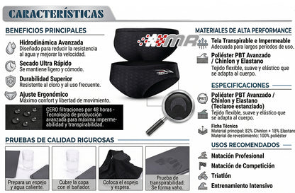 Traje De Baño Sunga De Natación Hombre Keep Diving