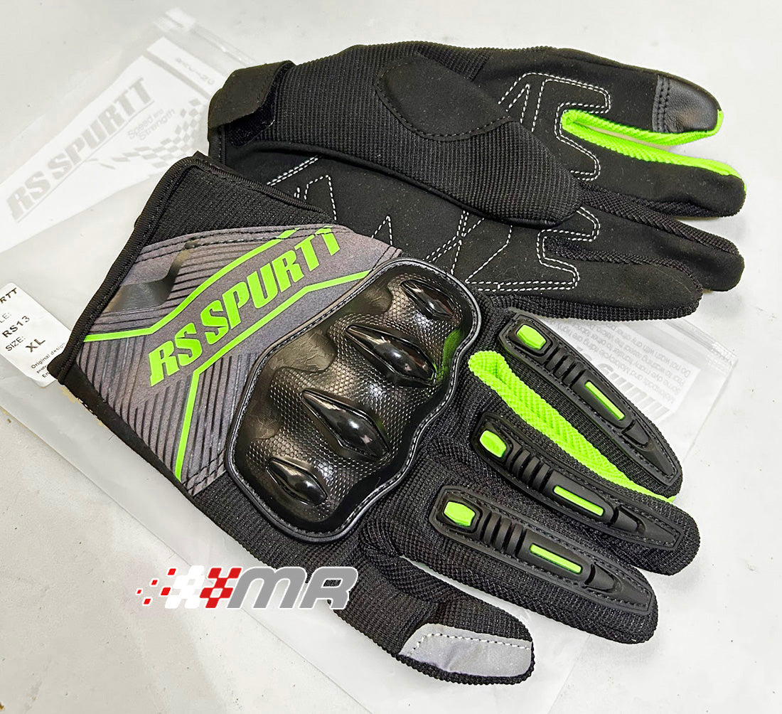 GUANTES PARA MOTO CON PROTECCIONES RIGIDAS RSSPURTT