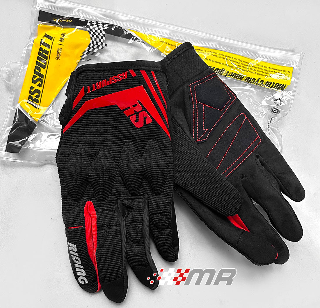 GUANTES PARA MOTO Y CICLISMO CON PROTECCIONES RS SPURTT