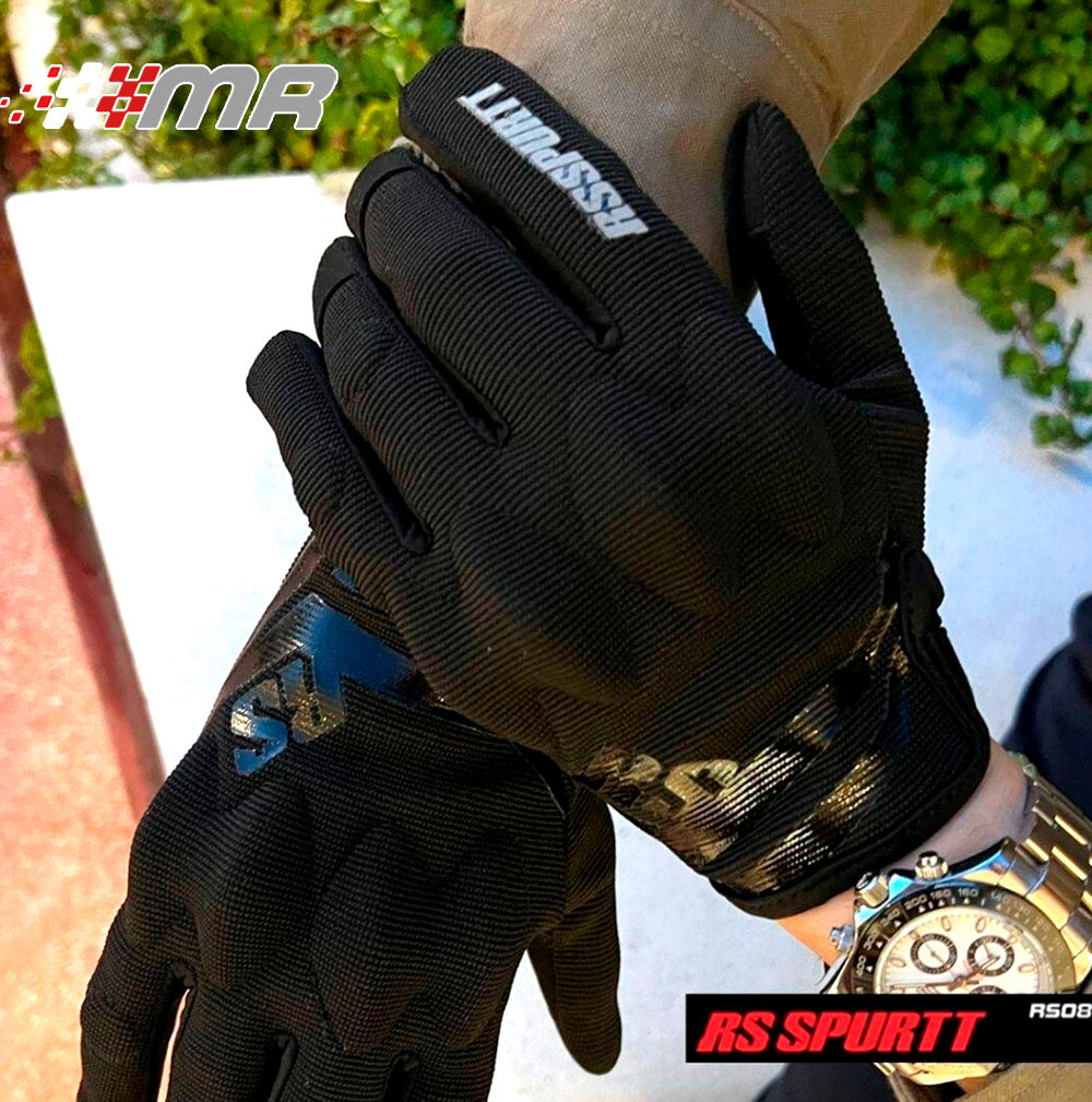 GUANTES PARA MOTO Y CICLISMO CON PROTECCIONES RS SPURTT