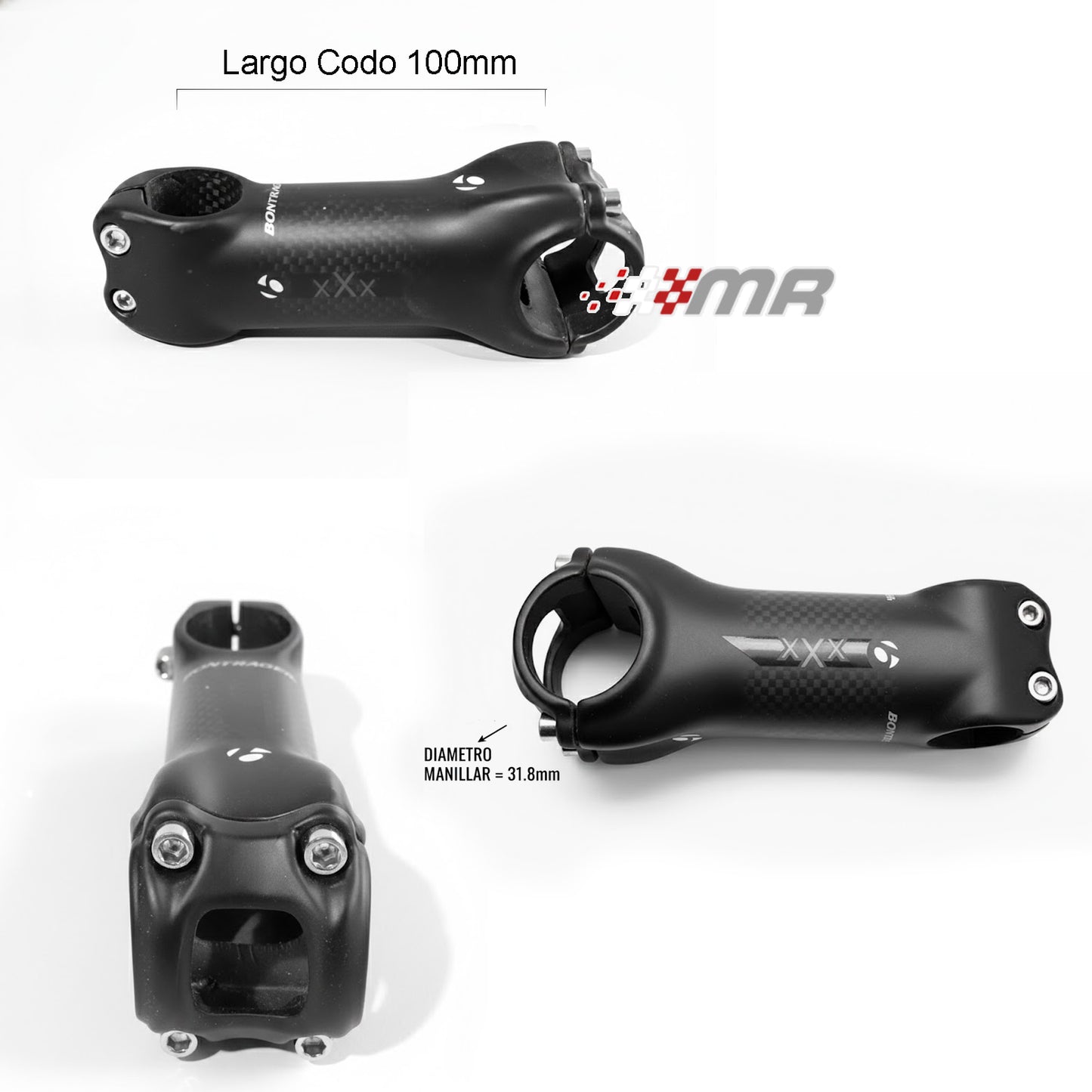 Codo Potencia De Carbon Para Bicicleta de Ruta xXx