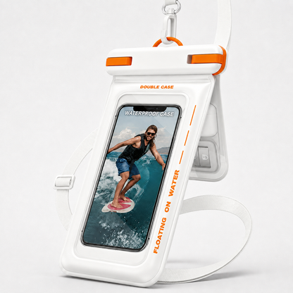 Funda Acuática Flotante Para Celular Con doble Compartimiento