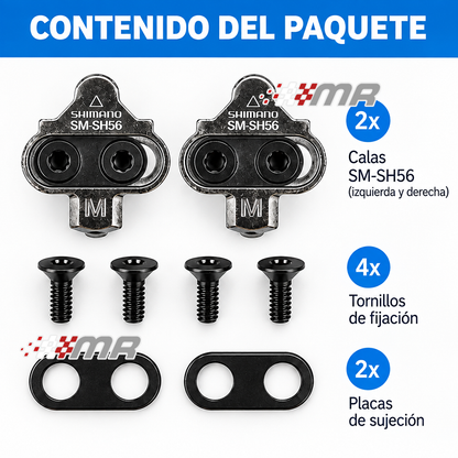 Calas Shimano SPD-SH56 para calzado de mtb