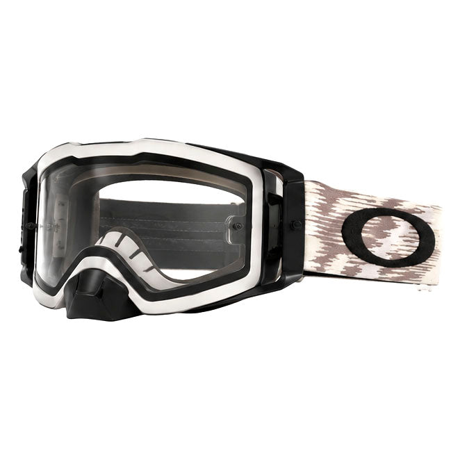 Goggles Oakley Front Line Mx Matte White Speed W/ Clear