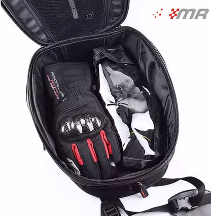 Maleta Tanquera Colin Para Moto Komine Diseño Carbon