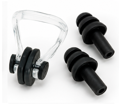 Set Tapones Para Oido + Clip Nariz Natacion