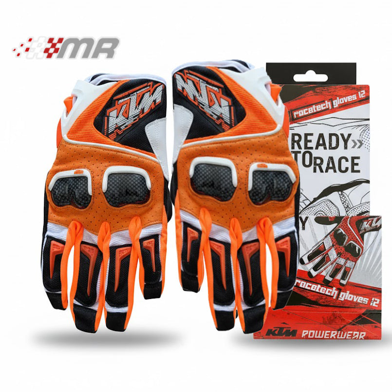 Guantes Para Moto Con Protecciones Ktm Racetech